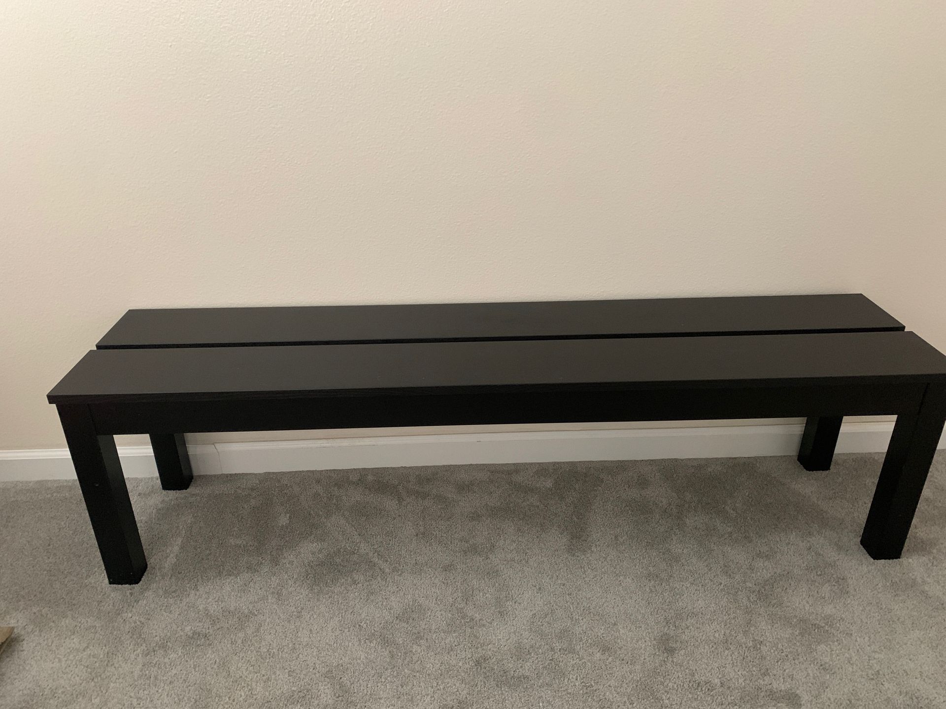 Ikea bench 6ft long set of 2