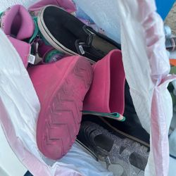 Bag Of Girls shoes ( Sizes 12- 2.5 )