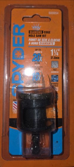 Diamond 1 1/4 inch  drill bit hole  saw