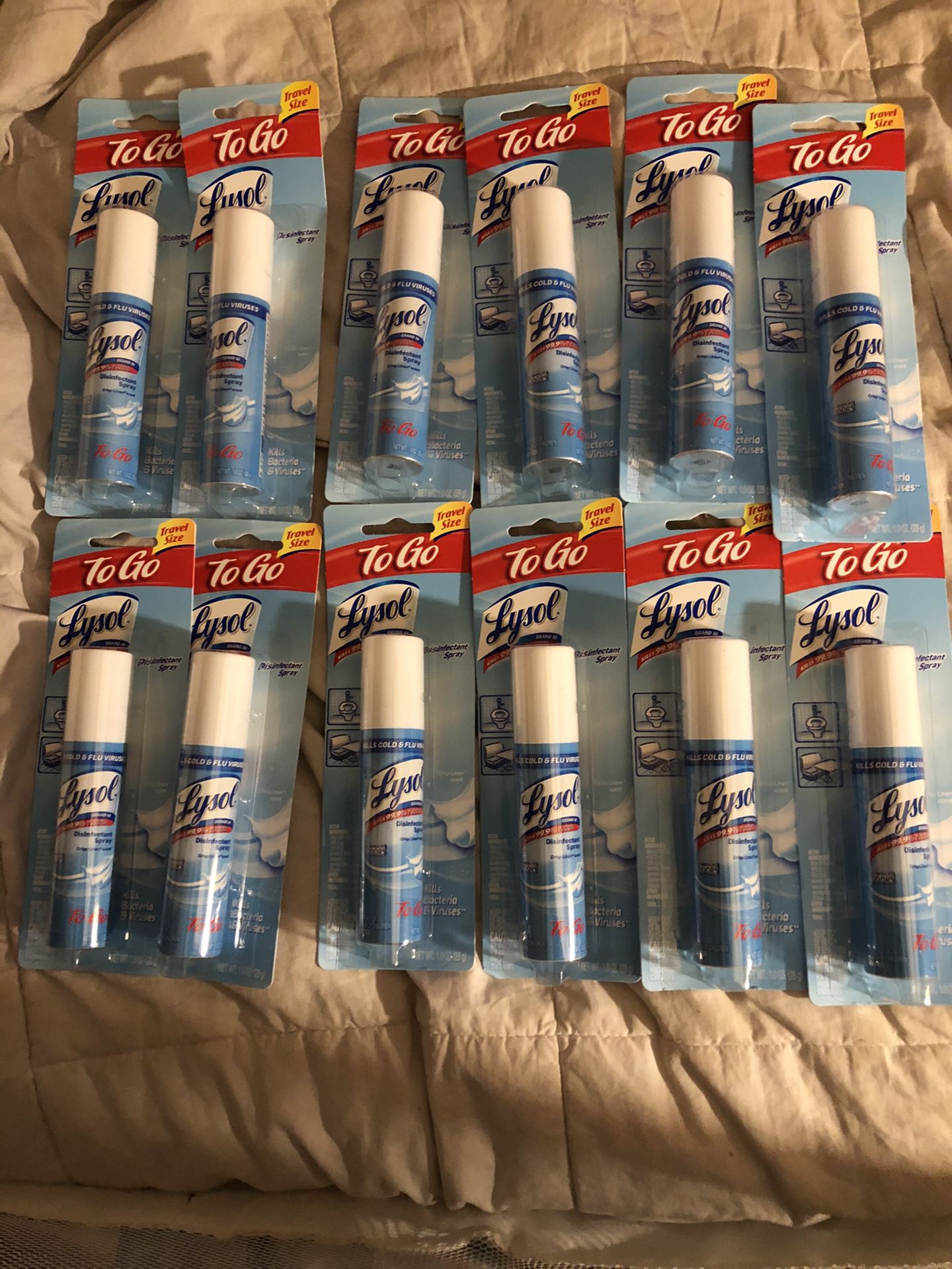 12 Lysol To Go