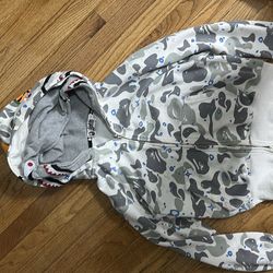 Space camo white bape