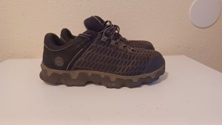 Black Timberland Pro alloy safety toe shoes [Men's size 10.5] - $50