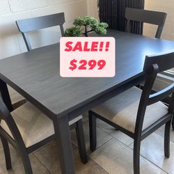 New 5-pc Dining Table! 