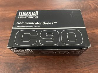 Maxell Professional Industrial Communicator Series C90 Cassettes 10 Pack High Output 