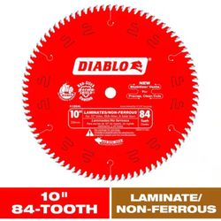 10 in. x 84-Tooth Laminate/Aluminum/Plastics Circular Saw Blade