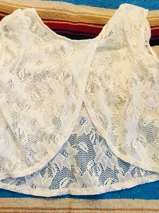 Shear Summer Top with Open Back