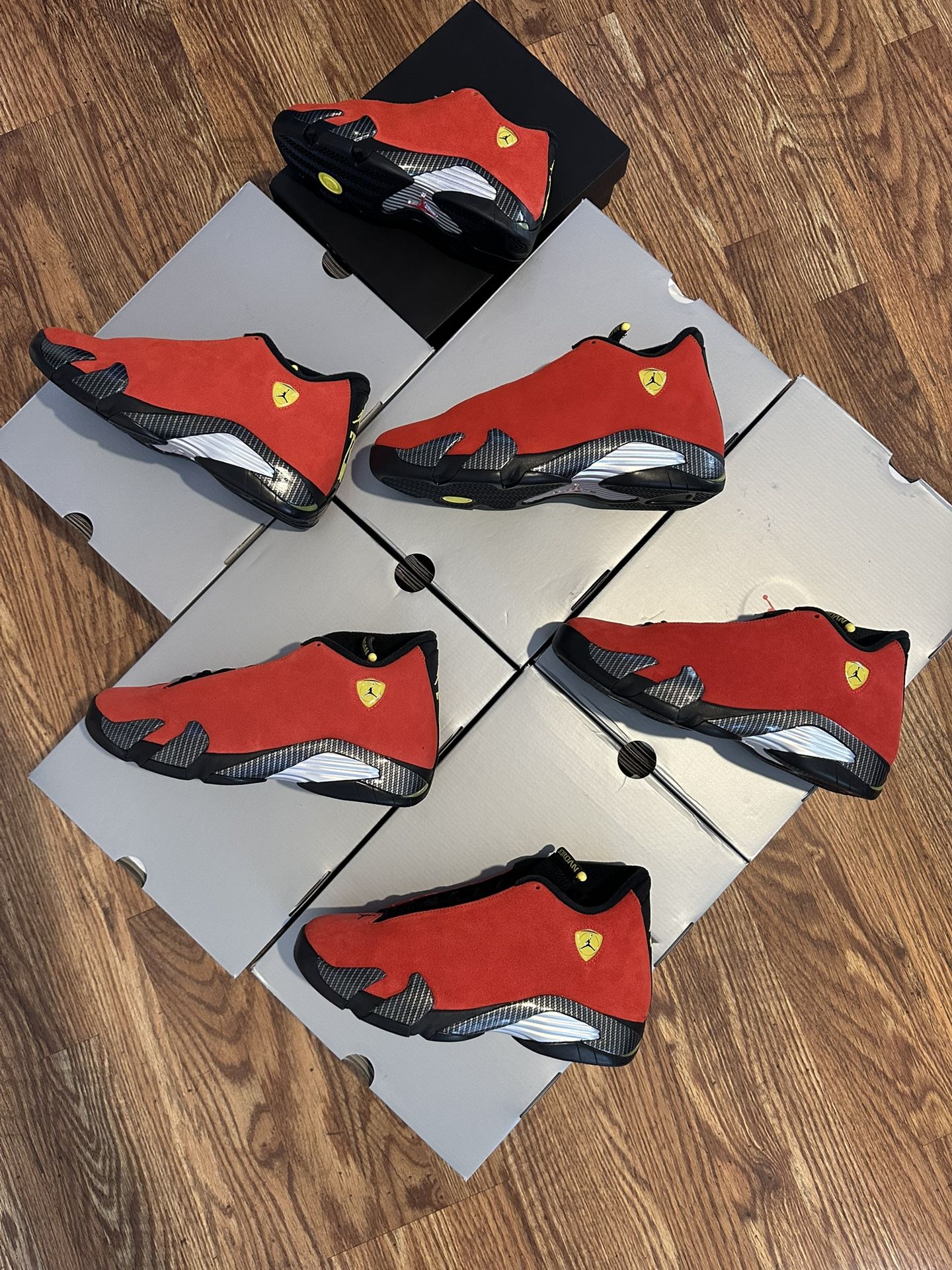 Jordan 14 Ferrari Size 9