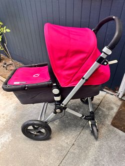 Bugaboo Magenta Pink Cameleon Stroller w/Bassinet