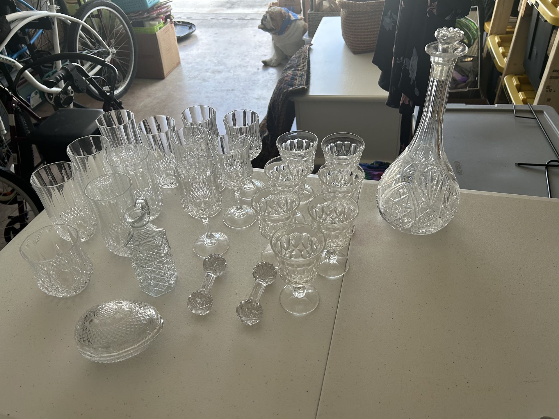 Set Of Glasses, Cups & Wine Glasses (really Nice)