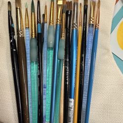 Used Paint Brushes 