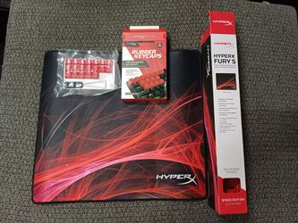 HyperX Speed Mouse Pad & Rubber Keycaps