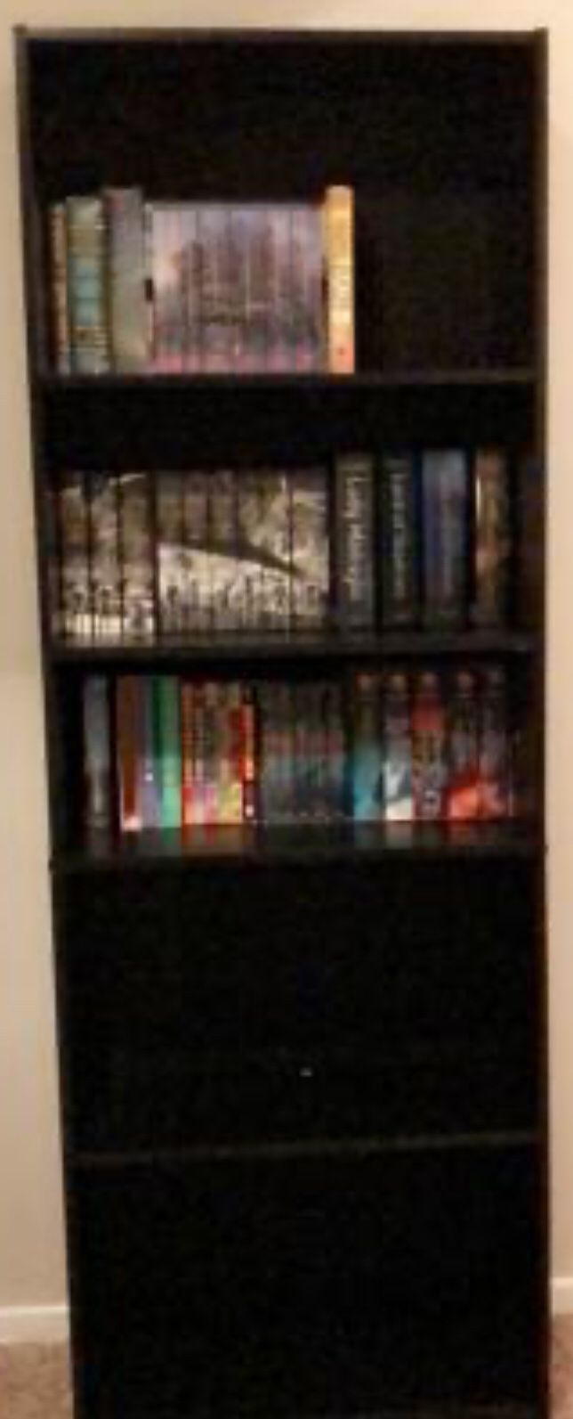 New!! 5 Shelf Unit,Bookcase,Furniture,71”Bookcase,Storage Organizer-Black