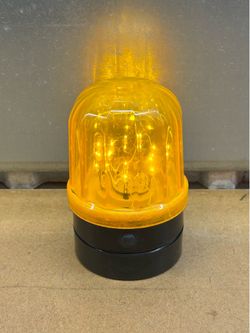 Vintage ENESCO Magnetic FLASHING Beacon WARNING•CAUTION Light 👀 (please read description)