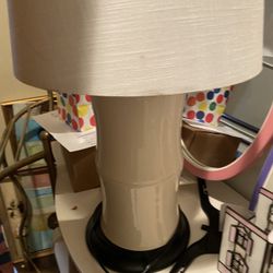 Too high and 36 inch silver veined lamps 38each pricing new also have other lamps for 29H and a floor lamp 35