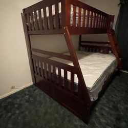 Bunk Bed W/ Mattress (new ) Fast Delivery 