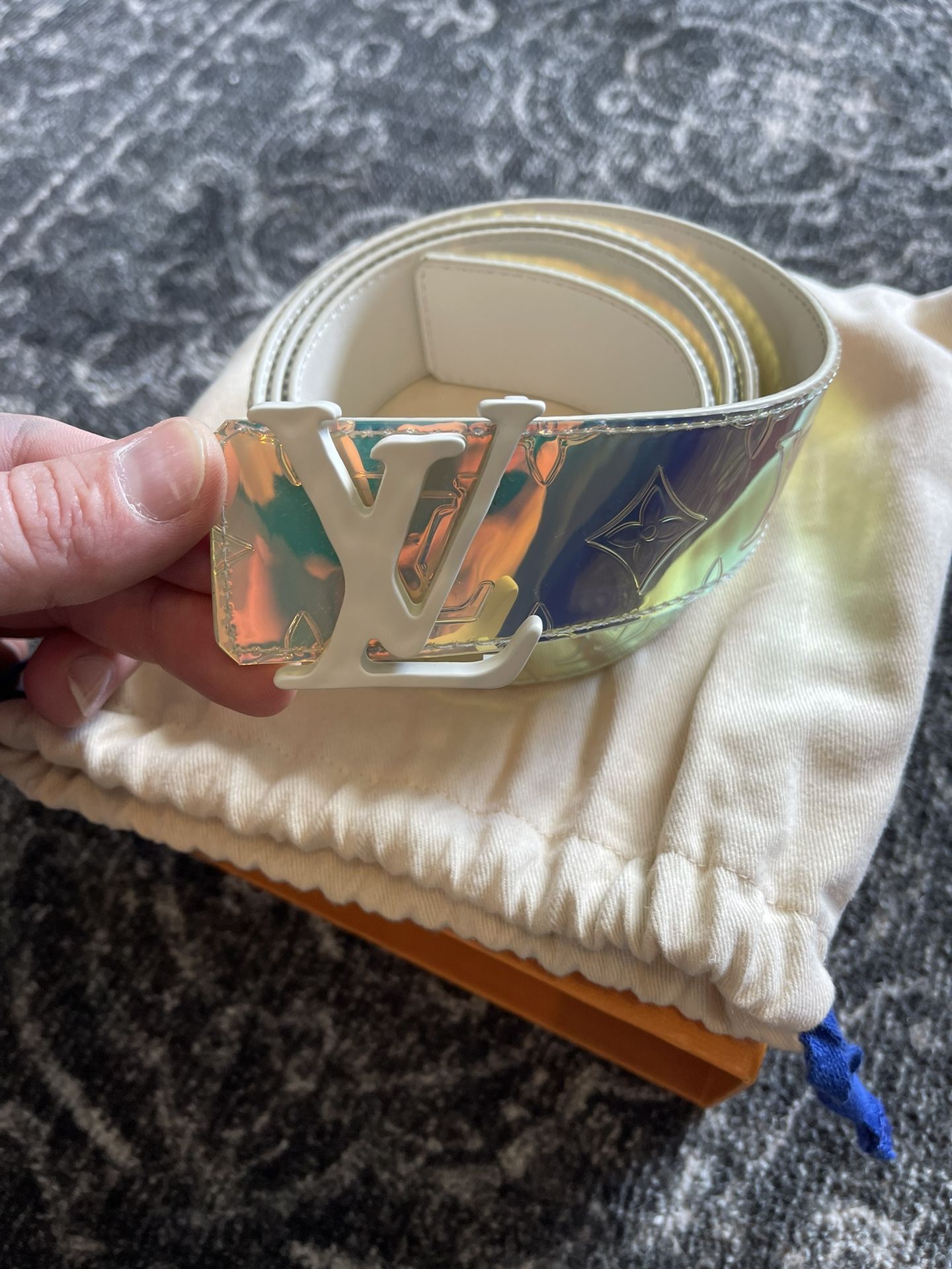 Holographic Louis Vuitton Belt Brand New,All Products : American Fashion Style Bags On Sale