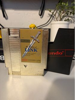 Zelda II: The Adventure of Link (Nintendo NES) + Original Dust Cover