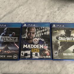 PS2 & PS4 Video Games
