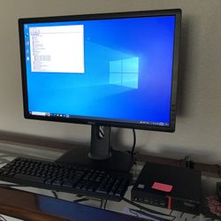 Fast Complete PC  24” Core i5 12GB RAM 240GB SSD 