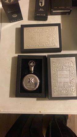 Arabian Oud Silver Perfume Bottle with Box
