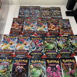 Sealed Pokemon Booster packs 