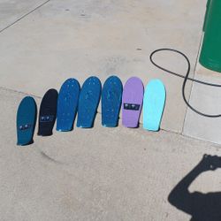 Bundle Of Penny Board Decks 1 For 7 Dollars Or  All For 45