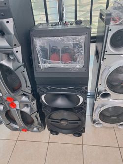Large Party Speaker Tower with Display