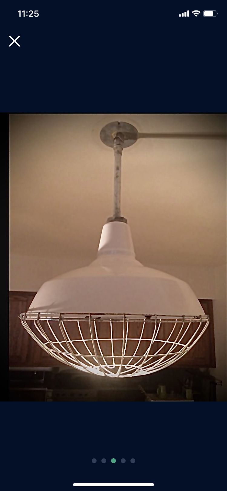 MCM 1940s Benjamin Industrial Pendant Light
