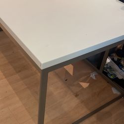 Tile Top And Metal Frame Table