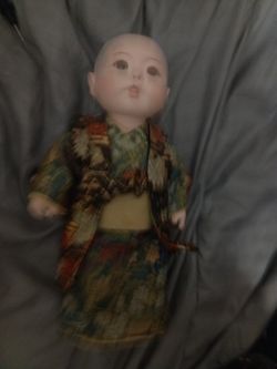 Antique Japanese Porcelain Doll