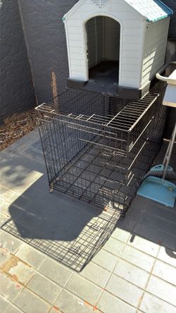 Dogy house and large cage