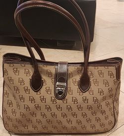 Coach brown/tan tote bag