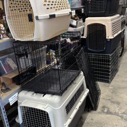 Huge Sale 50% OFF On Dog & Cat Crates/carrier  Small Medium Or Large & Toys & Accessories 