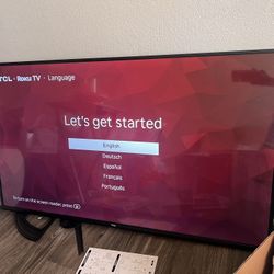 55 INCH ROKU/TCL TV 