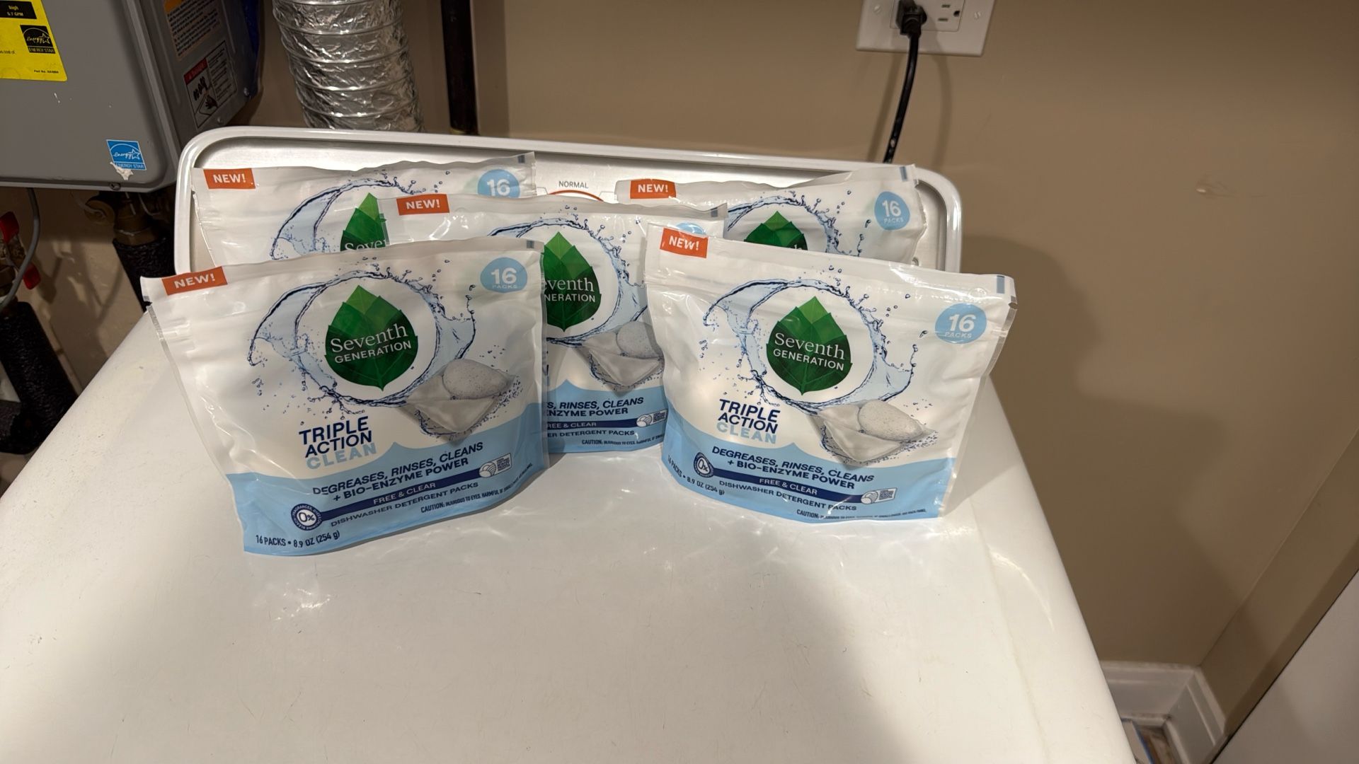 Seventh GenDishwasher Detergent Pack 16 (5)