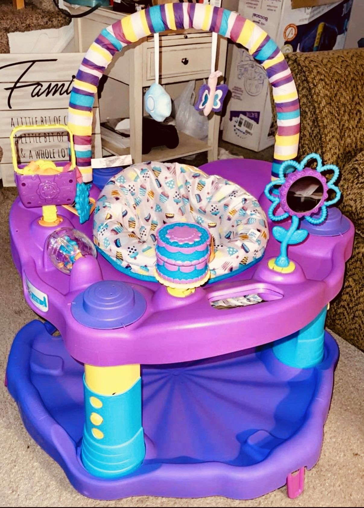 Baby Girl Exersaucer 💜💕