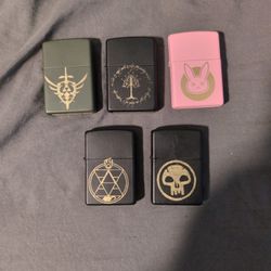 Custom Engraved Zippo Lighters, Mtg, Overwatch, Lord Of The Rings, Fullmetal Alchemist Anime