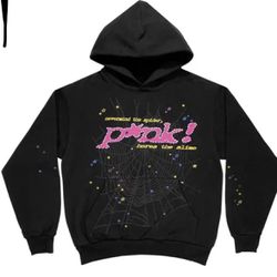 Brand New Sp5der Pink hoodie