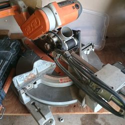 Ridgid 12 In Dual Bev Chop Saw