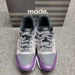 New Balance 998 Made in the USA 'Purple Croc' Size 13