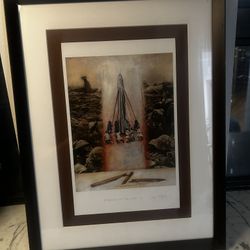 Etiology of War 3/4 by Ian Rogers Framed Print