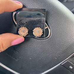 Sterling Silver And Marcasite Earrings 