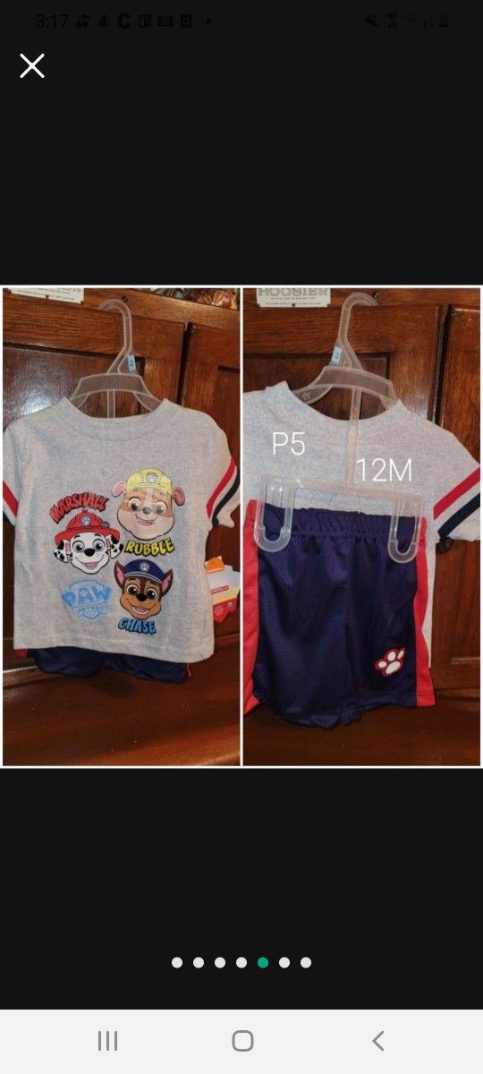 (NEW) TODDLER AND BABY BOY CLOTHES. PICTURES HAVE SIZES.  PRICE IS PER