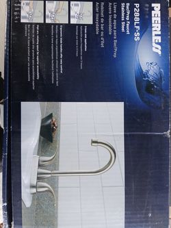 Peerless bar/ prep faucet stainless steel
