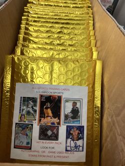 All - Sports Trading Cards Hit in Every Pack look for Autographs and Used Relics in every Mystery Pack