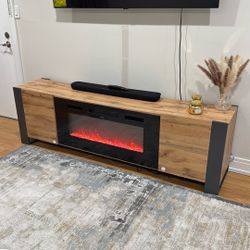 🔥 Electric Fireplace TV Stand for Sale