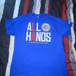 LA Clippers Playoff Tee XL & Towels