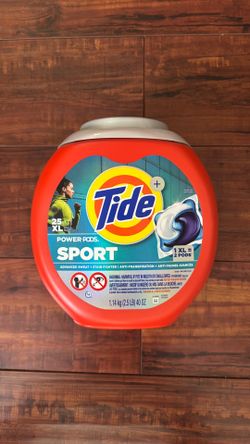 Tide + SPORTS POWER PODS (1XL = 2 Pods); Advanced Sweat + Stain Fighter 25 Count