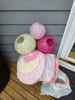 Asian display lanterns.  Over 50!