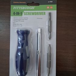 Four and one screwdriver